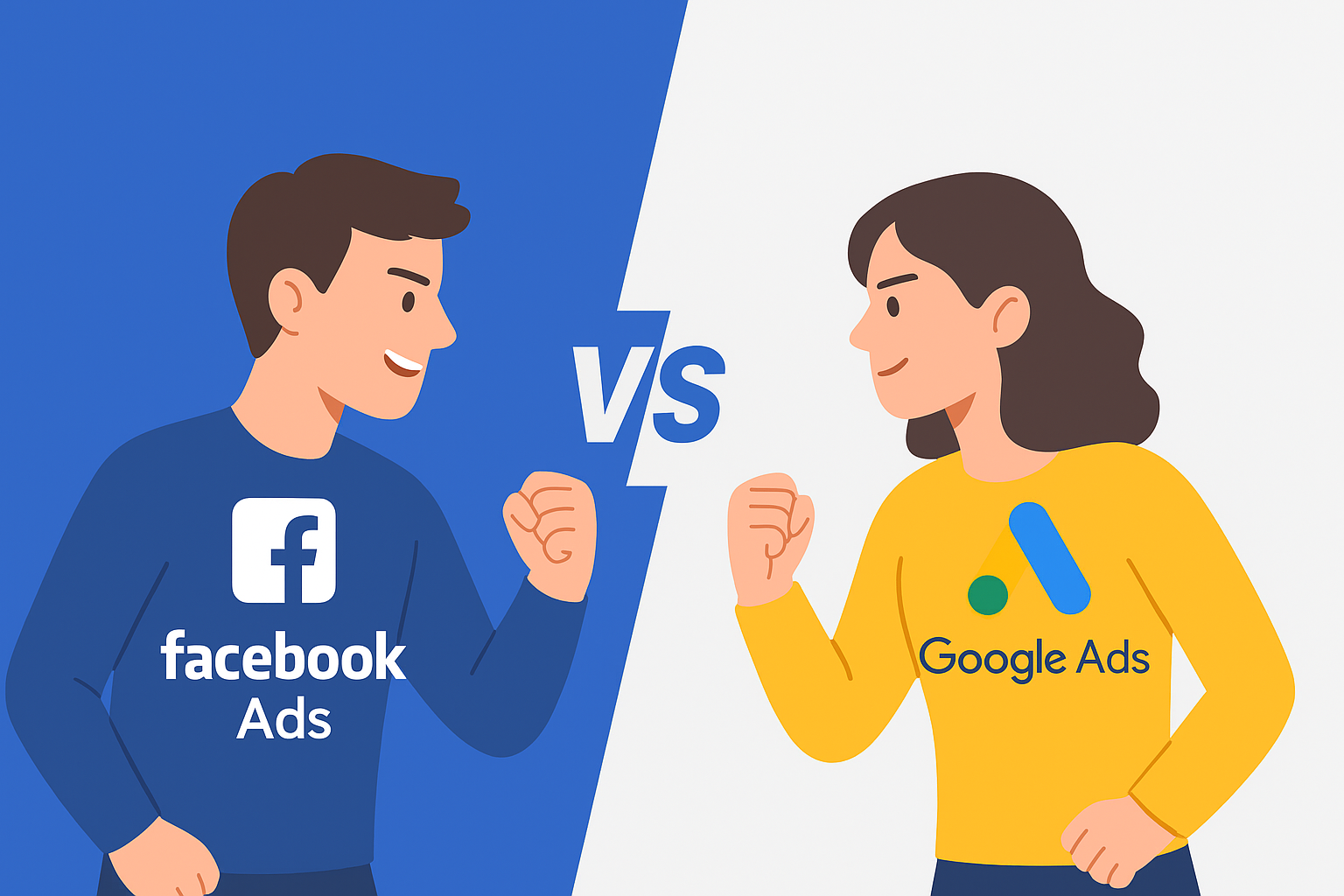 Comparativa entre Facebook Ads y Google Ads